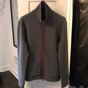 Gucci zipper cotton track jacket